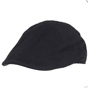 Levi's Mens Black Wool Blend Ivy Newsboy‎ Hat Size M/L